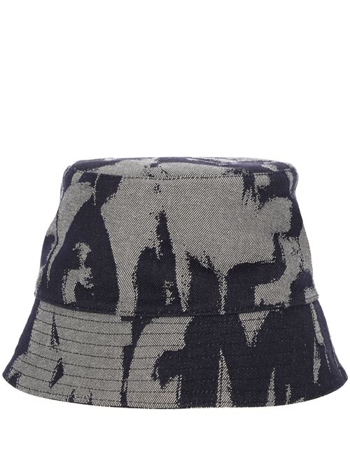 Cappello bucket denim ALEXANDER MCQUEEN | 7954134122Q4244